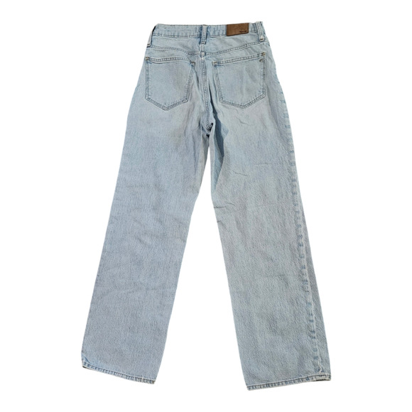 Madewell Slim Wide-Leg Full-Length Size 26 Light Blue Jeans - Picture 5 of 9